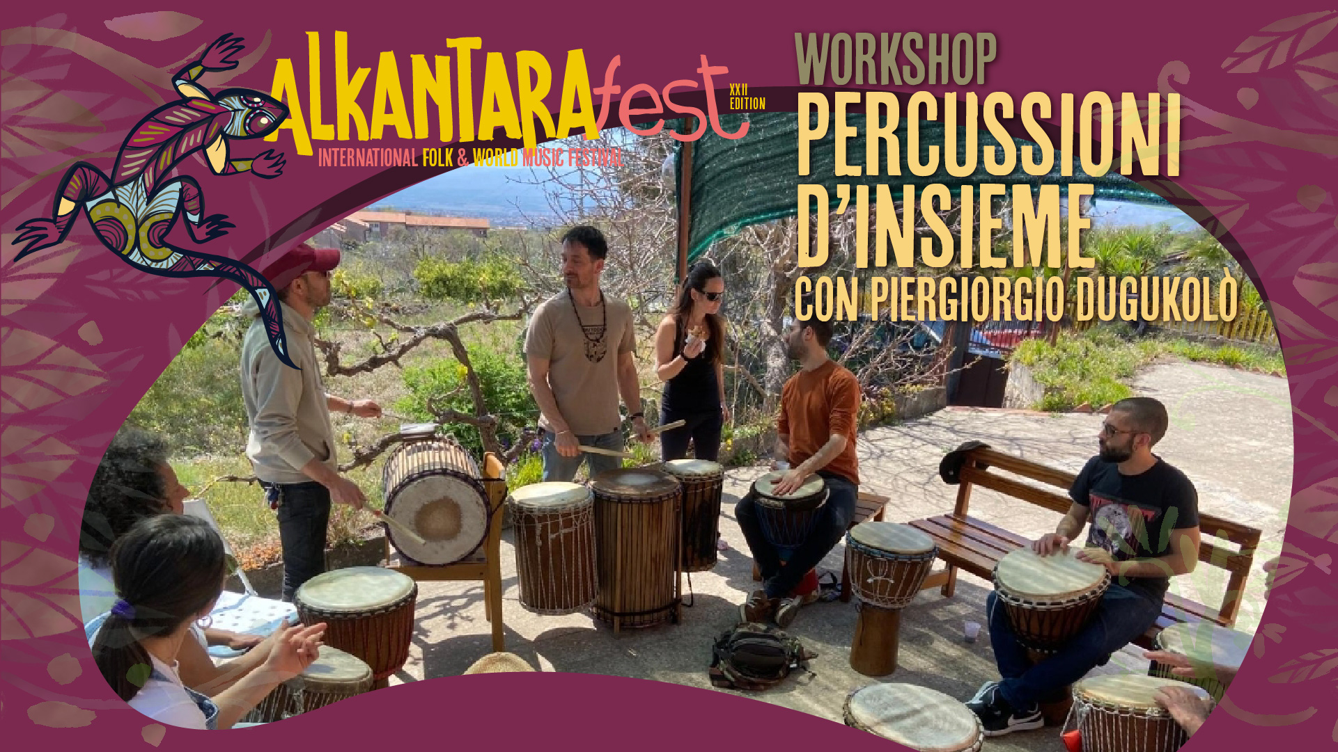 Percussioni d’insieme con Piergiorgio Dugukolò
